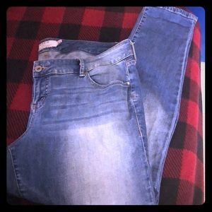 Medium-wash Torrid boyfriend jeans